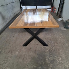 MESA DE PETIRIBI PATAS MODELO X EN CAÑO - comprar online