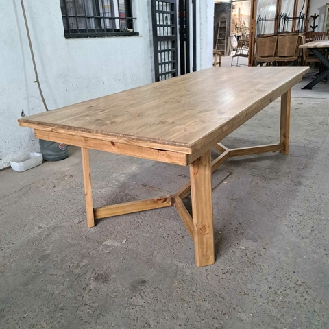 MESA ESTILO CAMPO PATAS MODELO Y