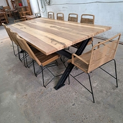 MESA DE PETIRIBI PATAS UPN + TULUM - Muebles Priscob
