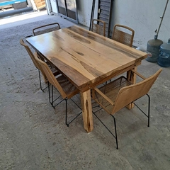 MESA ESTILO CAMPO DE GUAYUBIRA + TULUM - Muebles Priscob