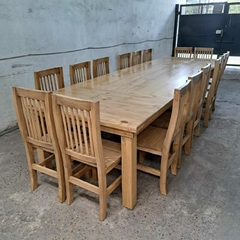 MESA ESTILO CAMPO + SILLAS HINDU - tienda online