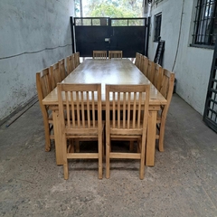 MESA ESTILO CAMPO + SILLAS HINDU - Muebles Priscob