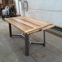 MESA DE GUAYUBIRA PATAS MODELO Y INDUSTRIALES - comprar online