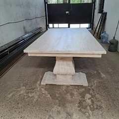 MESA ESTILO CAMPO PATAS FRANCESAS - Muebles Priscob