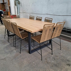 MESA DE PARAISO + SILLAS - Muebles Priscob