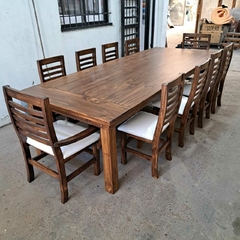 MESA ESTILO CAMPO + SILLAS FAJAS - tienda online