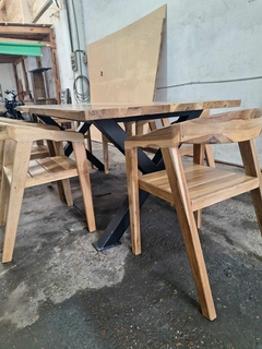 MESA DE PETIRIBI PATAS X + COLONIALES - Muebles Priscob