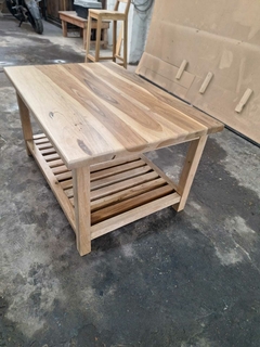 MESA RATONA CON ESTANTE VARILLADO - Muebles Priscob