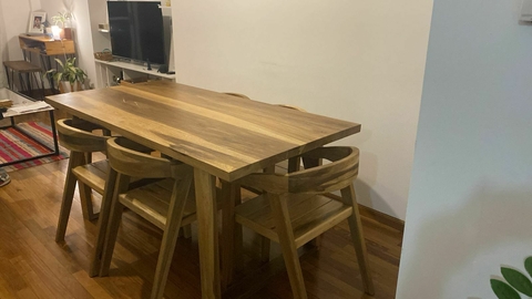 MESA DE PETIRIBI PATAS U + COLONIALES