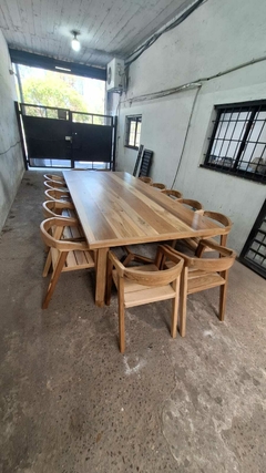 MESA DE PETIRIBI PATAS Y + SILLAS COLONIALES - tienda online