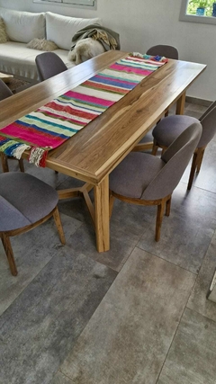 MESA DE PETIRIBI + SILLAS GINGER - Muebles Priscob