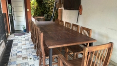MESA INDUSTRIAL + HINDU TODO LAQUEADO - Muebles Priscob
