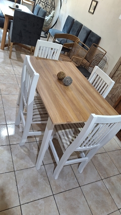 MESA DE MELAMINA + SILLAS HINDU - tienda online