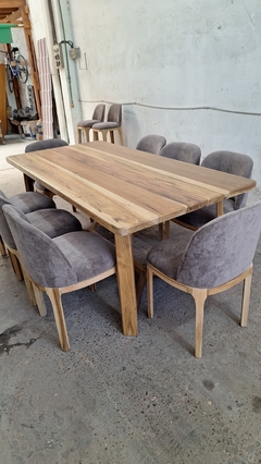 MESA DE PETIRIBI + SILLAS GINGER - Muebles Priscob