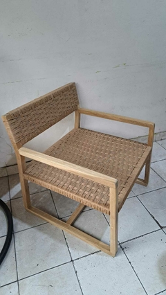 SILLON NORDICO TEJIDO