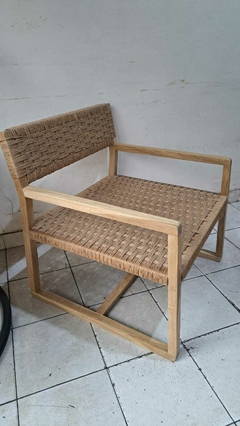 SILLON NORDICO TEJIDO - comprar online