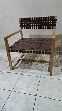 SILLON NORDICO TEJIDO - comprar online