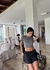 REMERA CROP GREY