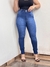 Calça jeans skinny básica escura marmorizada - comprar online