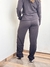 Conjunto thamara - calça e blusa moletinho PRETO - Q Bonita 