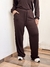 Conjunto thamara - calça e blusa moletinho CAFÉ - Q Bonita 
