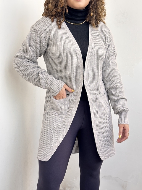 Cardigã tereza - CINZA - comprar online