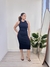 Vestido Midi regata - PRETO - comprar online