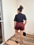 Shorts saia alfaiataria - MARROM na internet