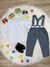 Conjunto Social Camisa Branca Calça Gravata e Susp. Cinza Tamanho:16 (1382CZ16)