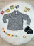 Camisa Flanelada Xadrez Junino Branco e Preto (2024BP) - comprar online