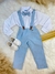 Conjunto Social Camisa Calça Gravata e Susp. Azul Claro Tamanho:2;Cor:Azul Claro (3619AF2)