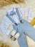 Conjunto Social Camisa Calça Gravata e Susp. Azul Claro Tamanho:2;Cor:Azul Claro (3619AF2) na internet