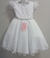 Vestido Infantil Branco Luxo C/ Cinto de Strass Tamanho:1 (4217BR1)