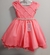 Vestido Infantil Goiaba C/ Busto Nervura e Pérolas Festas Tamanho:4 (0663GP4) na internet