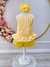 Conjunto Meninas Amarelo Listrado C/ Short e Pulseira Tamanho:2;Cor:Amarelo (0114AM2) na internet