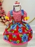Conjunto Infantil Salopete Junino Vermelho Xadrez Florido (3437VA) - comprar online