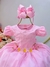 Vestido Infantil Rosa Bebê C/ Aplique de Margaridas Luxo Tamanho:2 (2365RB2) na internet