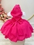 Vestido Infantil Pink Menina e o Urso C/ Lenço e Broche de Laço Tamanho:1 (1296PK1) na internet