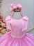 Vestido Infantil Rosa Bebê C/ Pérolas e Saia Tule Glitter Tamanho:8;cor:Rosa (2363RS08)