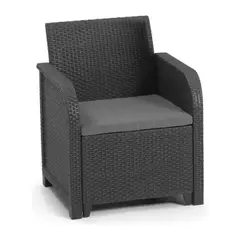 Set Juego De Jardín Balcón Bistro Rattan 3 Piezas Premium - Outdoor Garden Deco