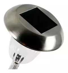 Pack X2 Farol Solar Led Jardín Estaca Acero Inox. Premium - Outdoor Garden Deco