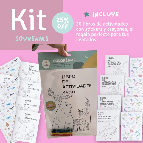 Kit Souvenirs Libros