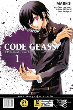 CODE GEASS A REBELIÃO DE LELOUCH N°: 01