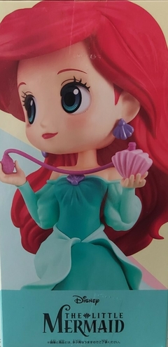 Imagem do ACTION FIGURE QPOSKET DISNEY THE LITTLE MERMAID PERFUMAGIC - ARIEL - VERSÃO A / PUFF ROXO - NOVO - ORIGINAL - BANDAI