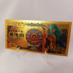 CÉDULAS COMEMORATIVAS OS CAVALEIROS DO ZODÍACO - CAVALEIROS DE OURO - MODELO 02 - buy online