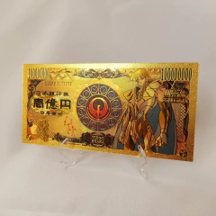 CÉDULAS COMEMORATIVAS OS CAVALEIROS DO ZODÍACO - CAVALEIROS DE OURO - MODELO 02 - buy online