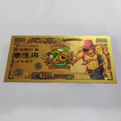 CÉDULAS COMEMORATIVAS ONE PIECE 20 ANOS - VÁRIOS PERSONAGENS en internet