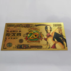 CÉDULAS COMEMORATIVAS ONE PIECE 20 ANOS - VÁRIOS PERSONAGENS - tienda online