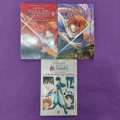 RUROUNI KENSHIN TOKUITSUBAN VERSÃO DO AUTOR N°: 01 e 02 + A SAKABATOU DE YAHIKO - COMPLETO - PACOTE