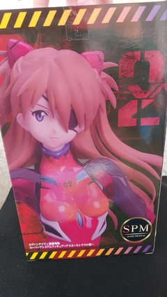 ACTION FIGURE SEGA REBUILD OF EVANGELION - ASUKA SHIKINAMI - SEGA SUPER PREMIUM - ORIGINAL - NOVO - loja online